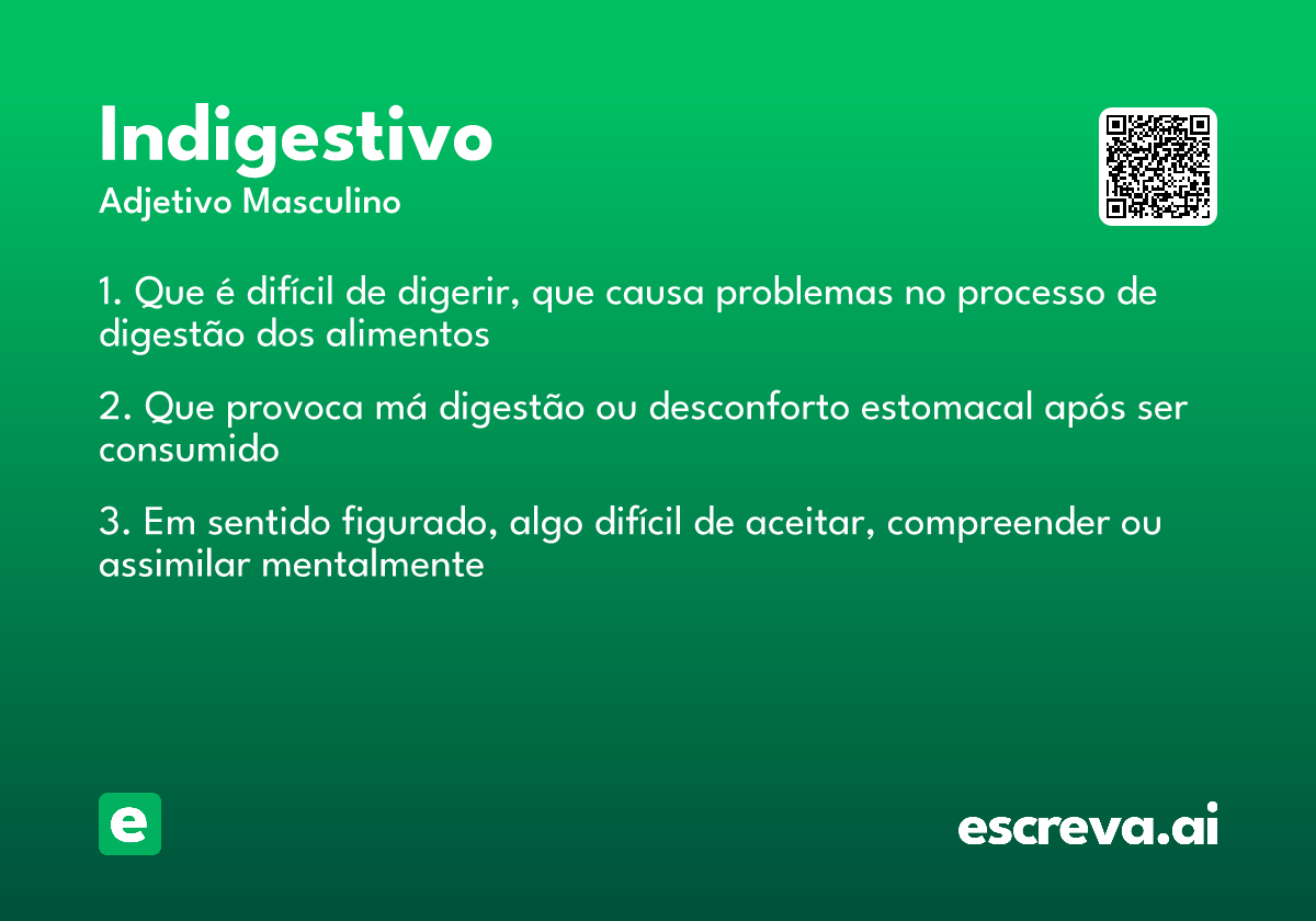 indigestivo