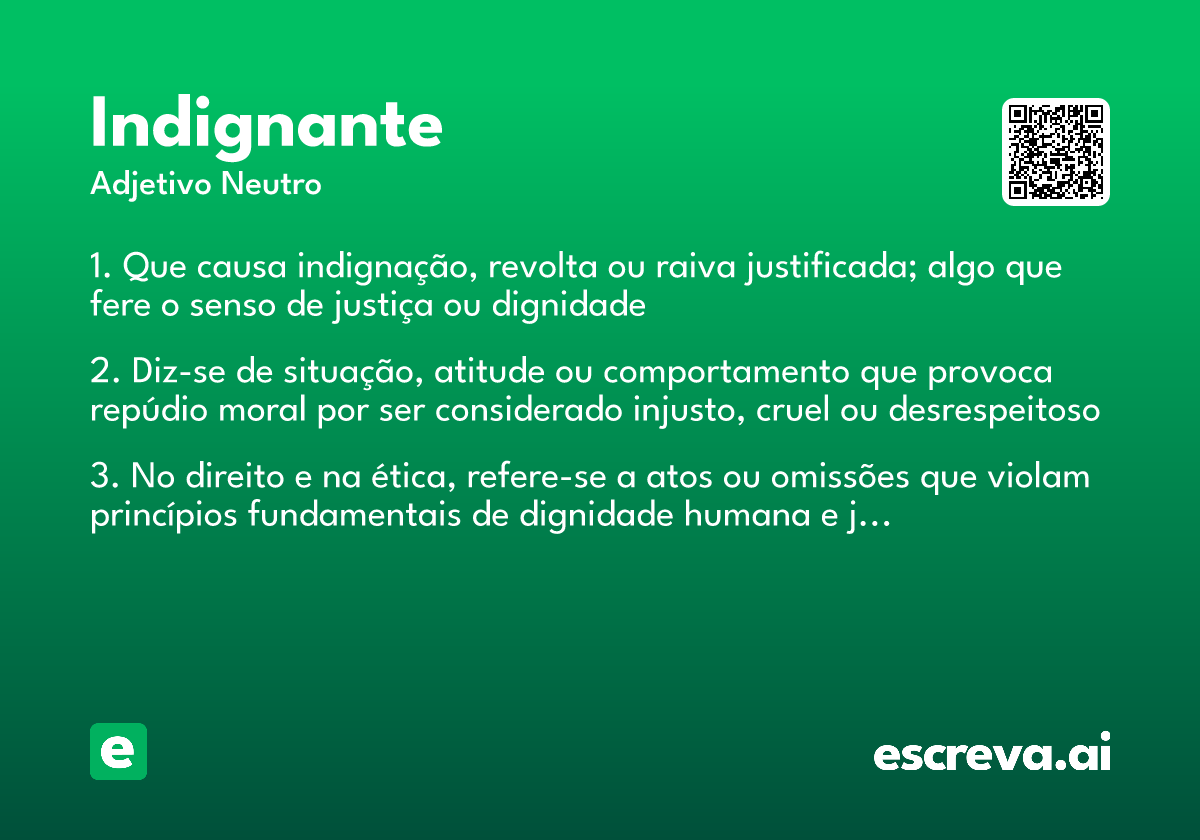 indignante