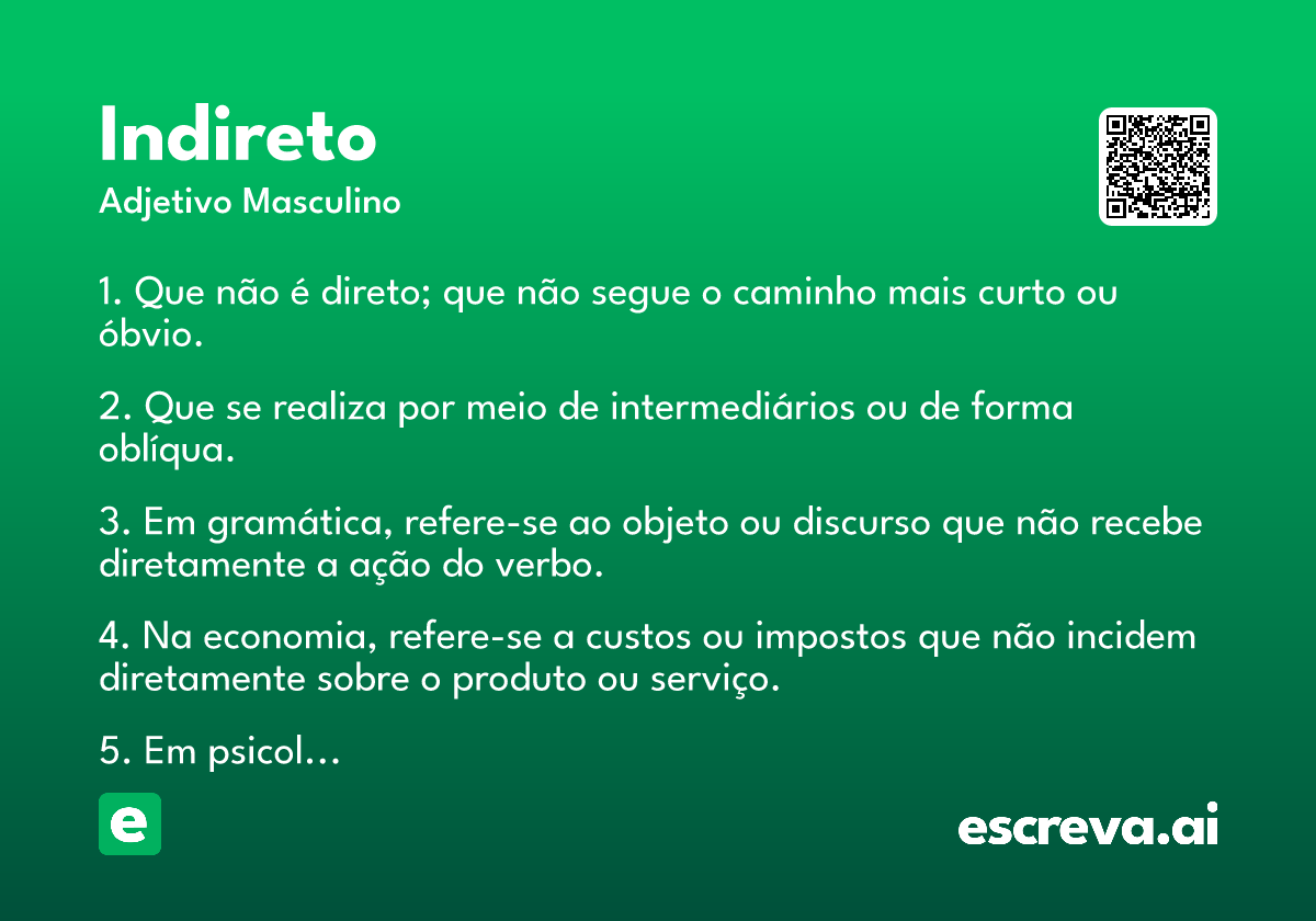 indireto