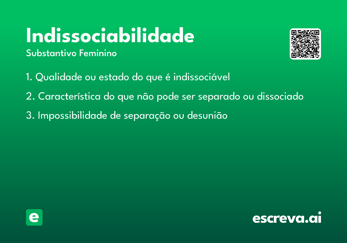 indissociabilidade