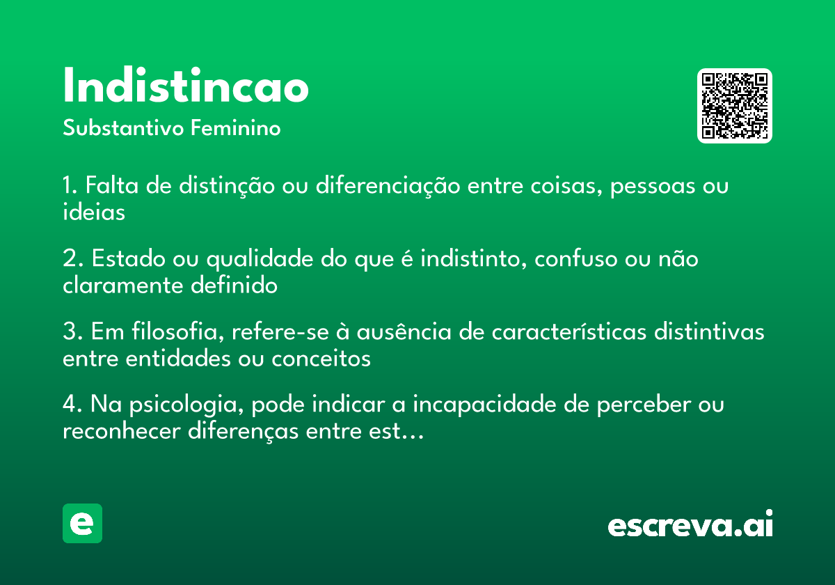 indistincao