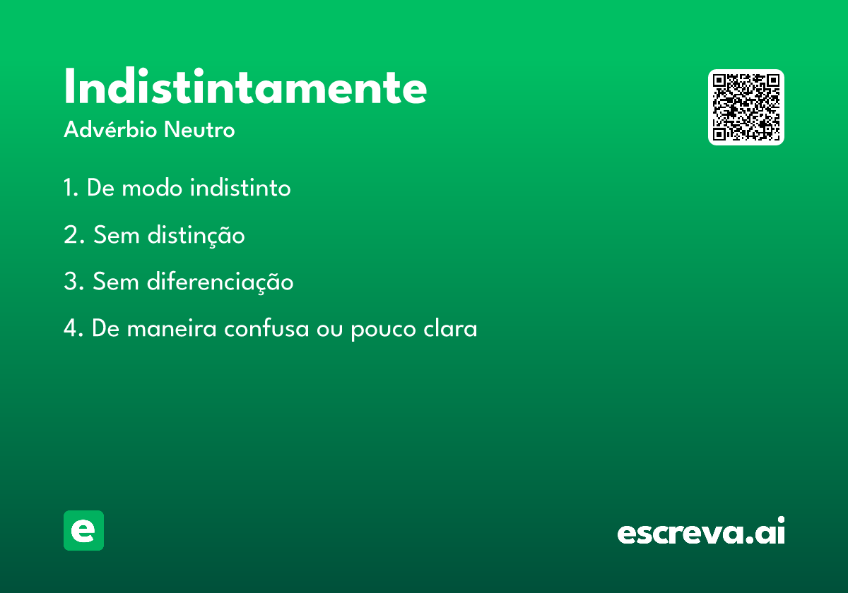 indistintamente