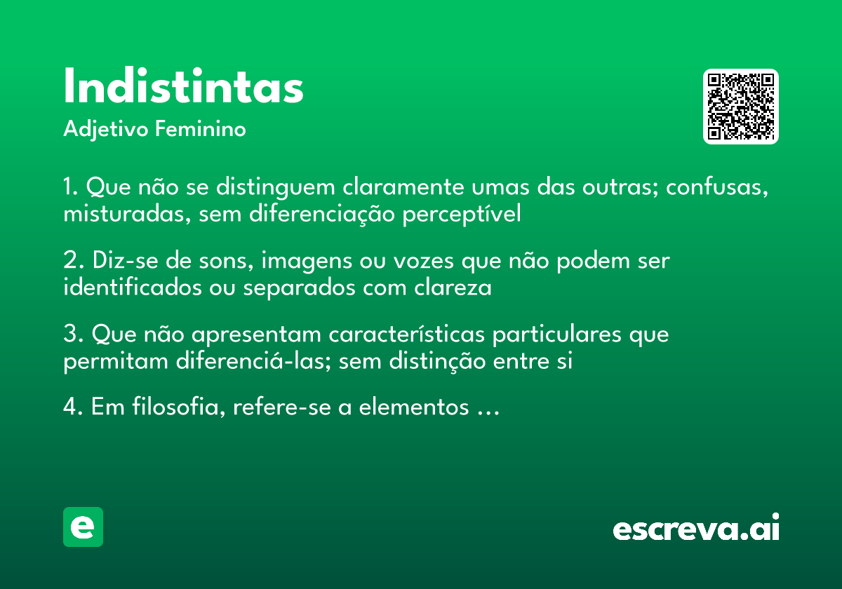 indistintas
