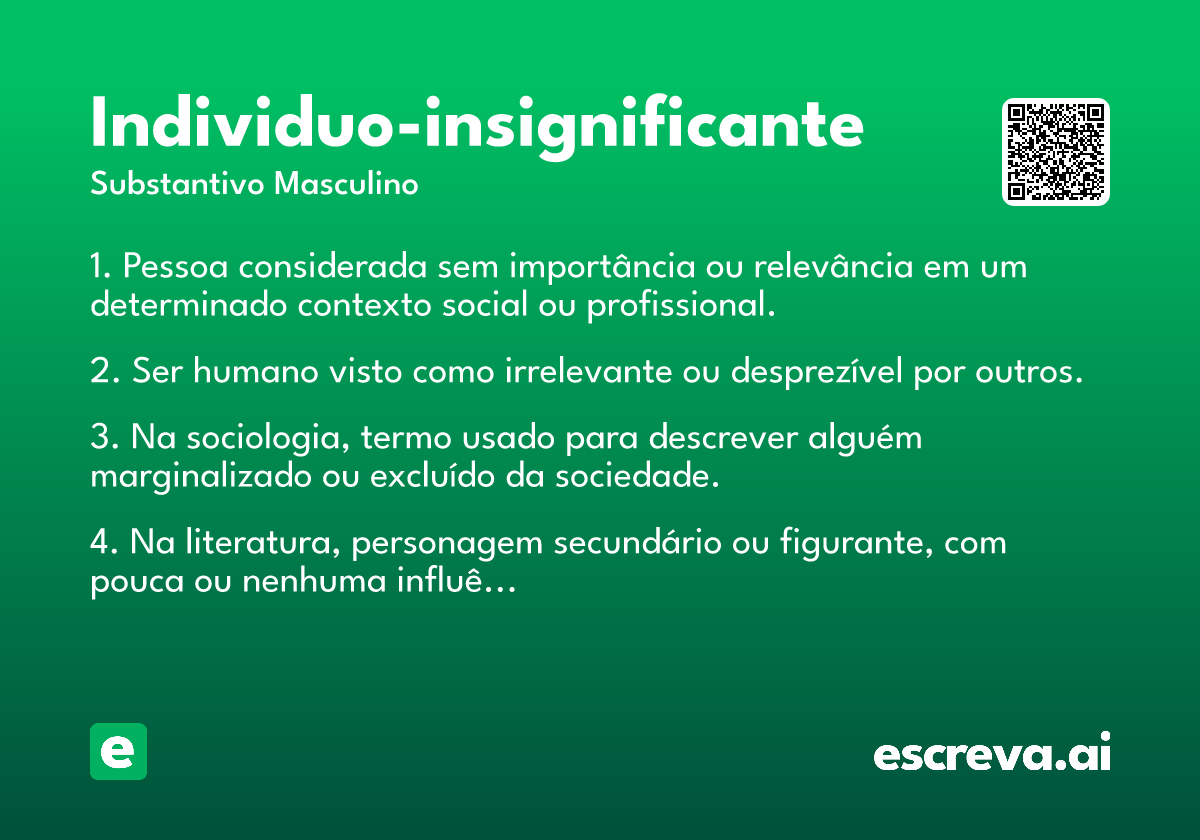 individuo-insignificante