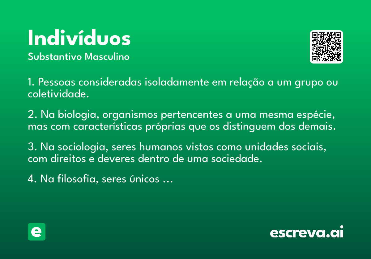 indivíduos