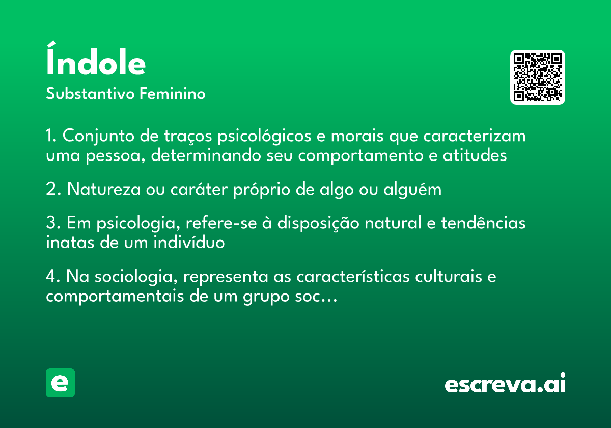 índole