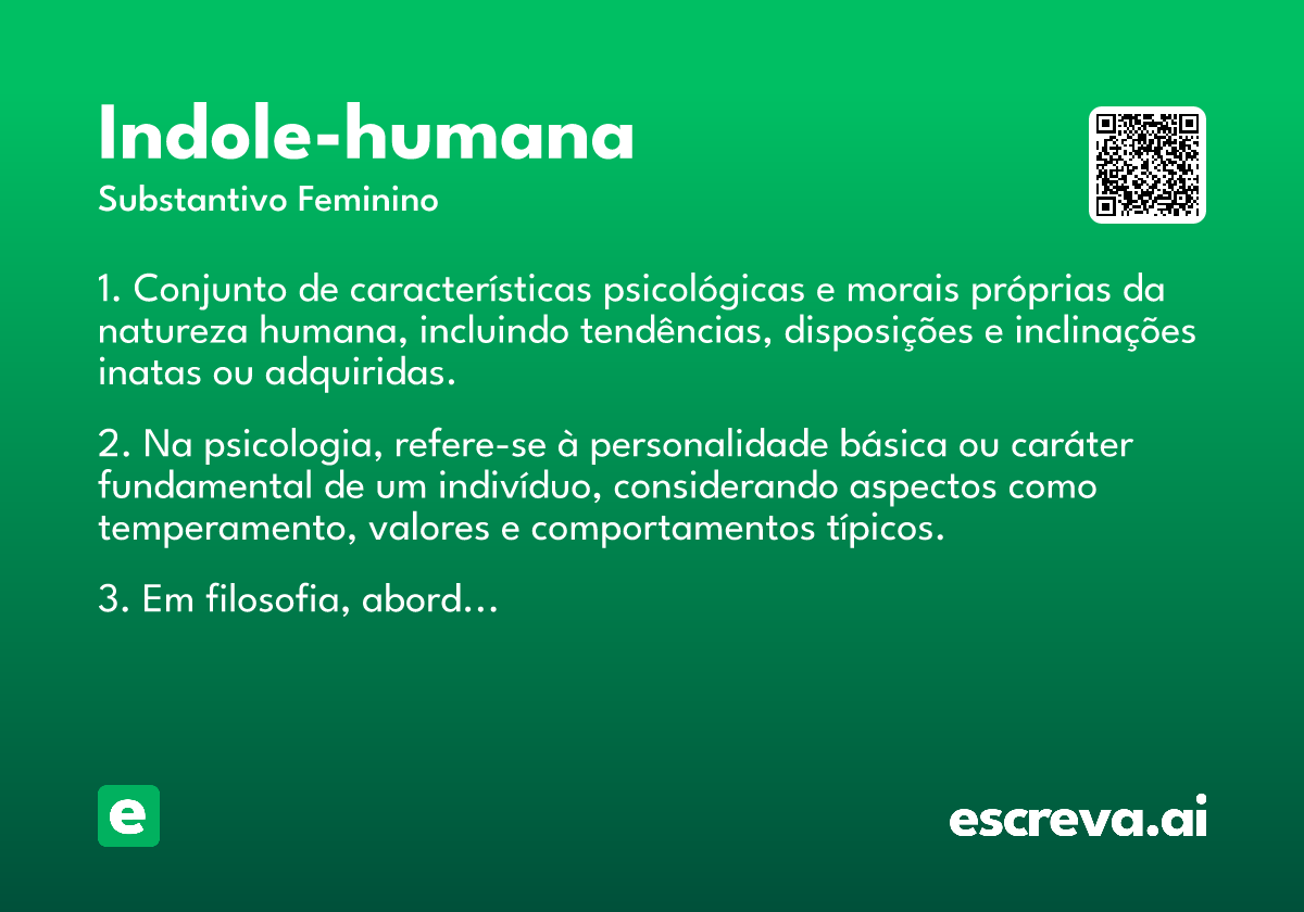 indole-humana