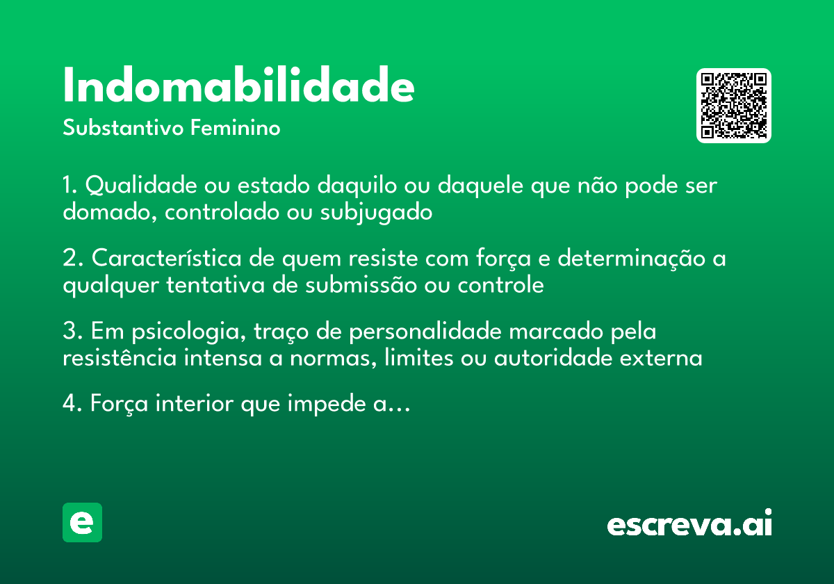 indomabilidade