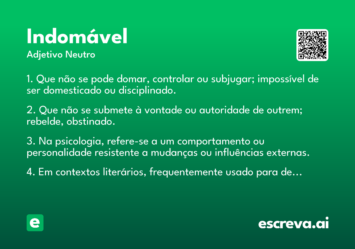 indomável