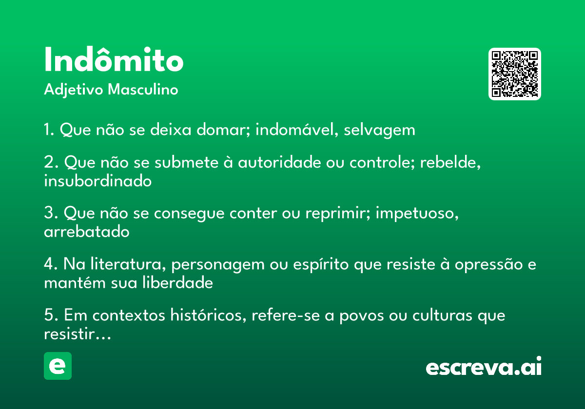 indômito