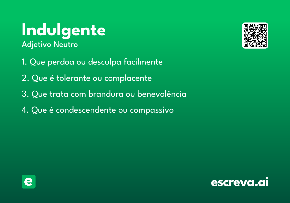 indulgente