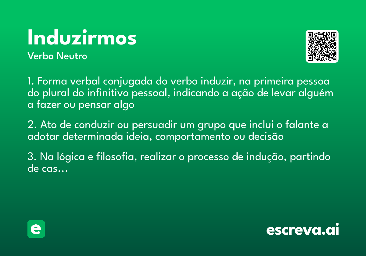 induzirmos