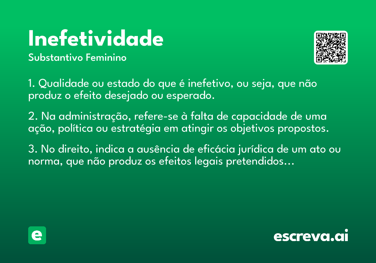 inefetividade