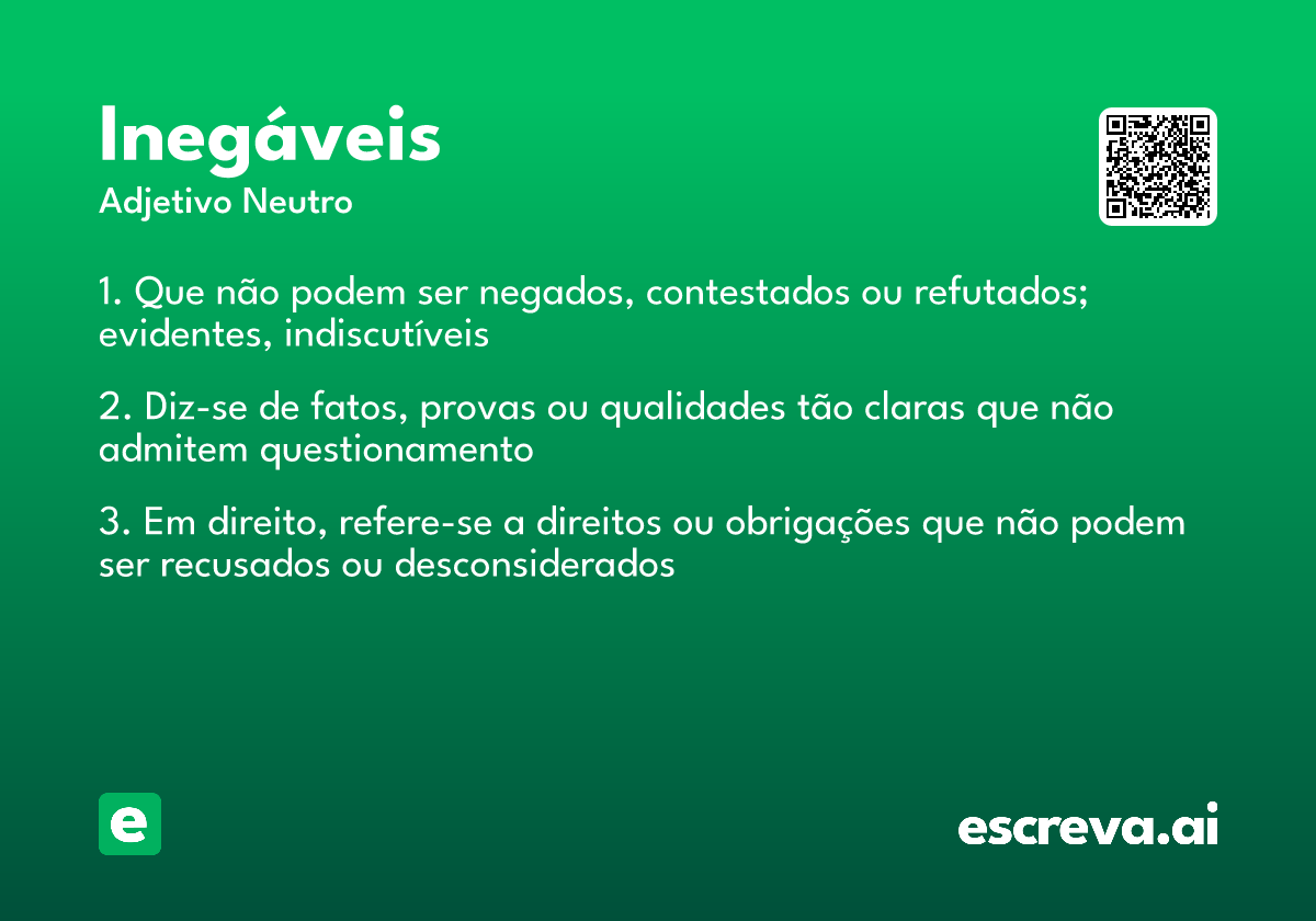 inegáveis