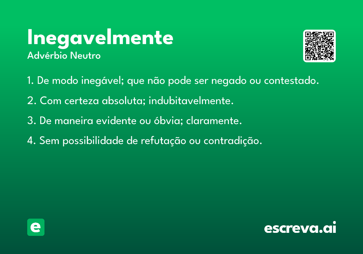 inegavelmente