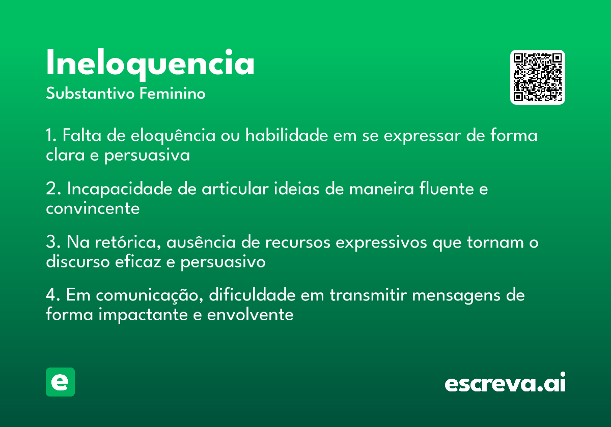 ineloquencia