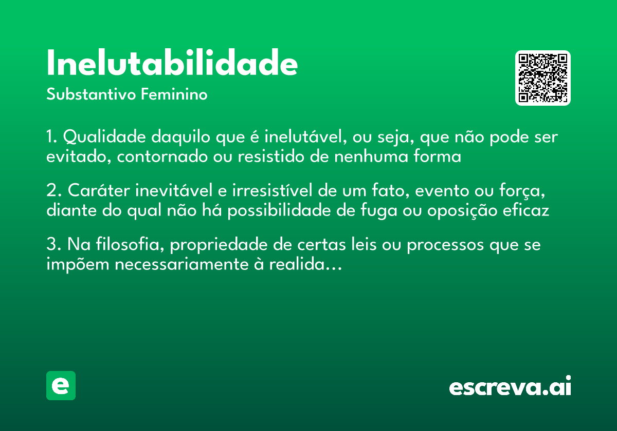 inelutabilidade