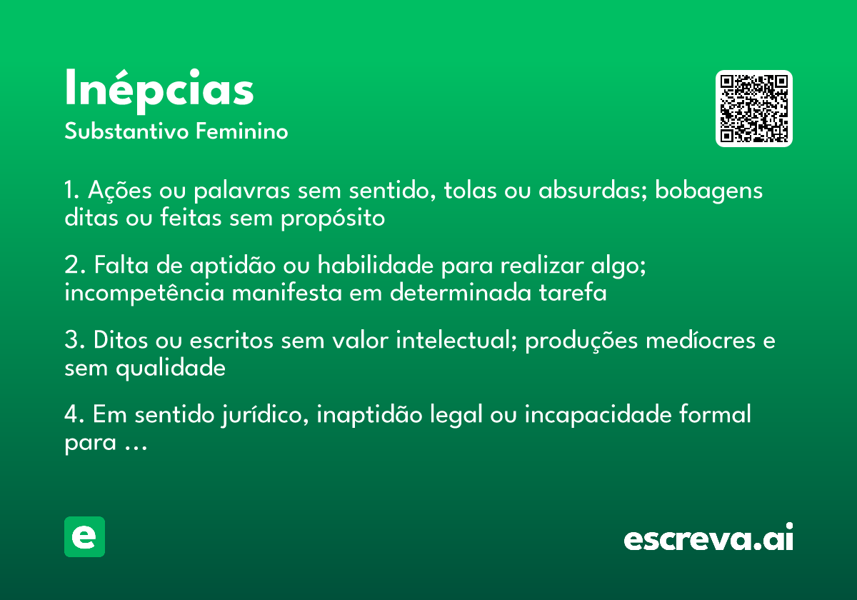 inépcias