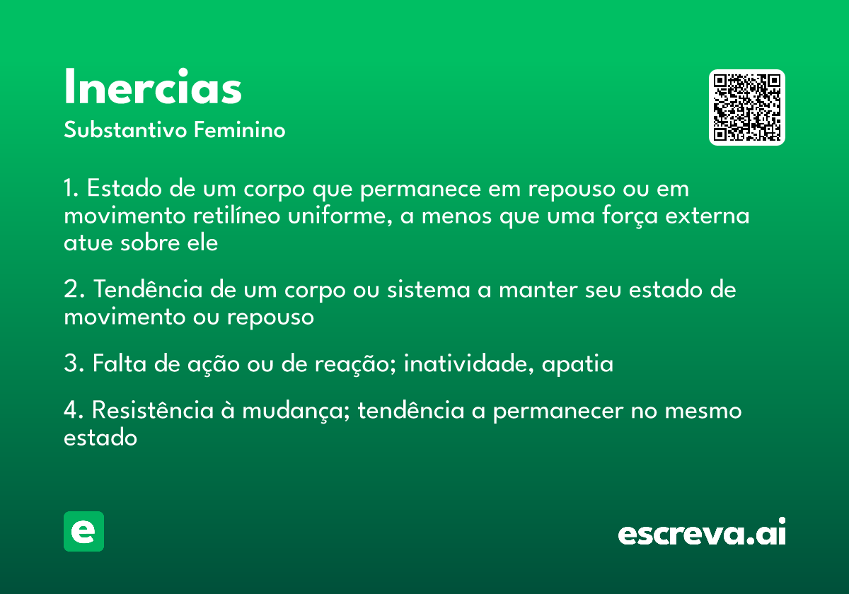 inercias