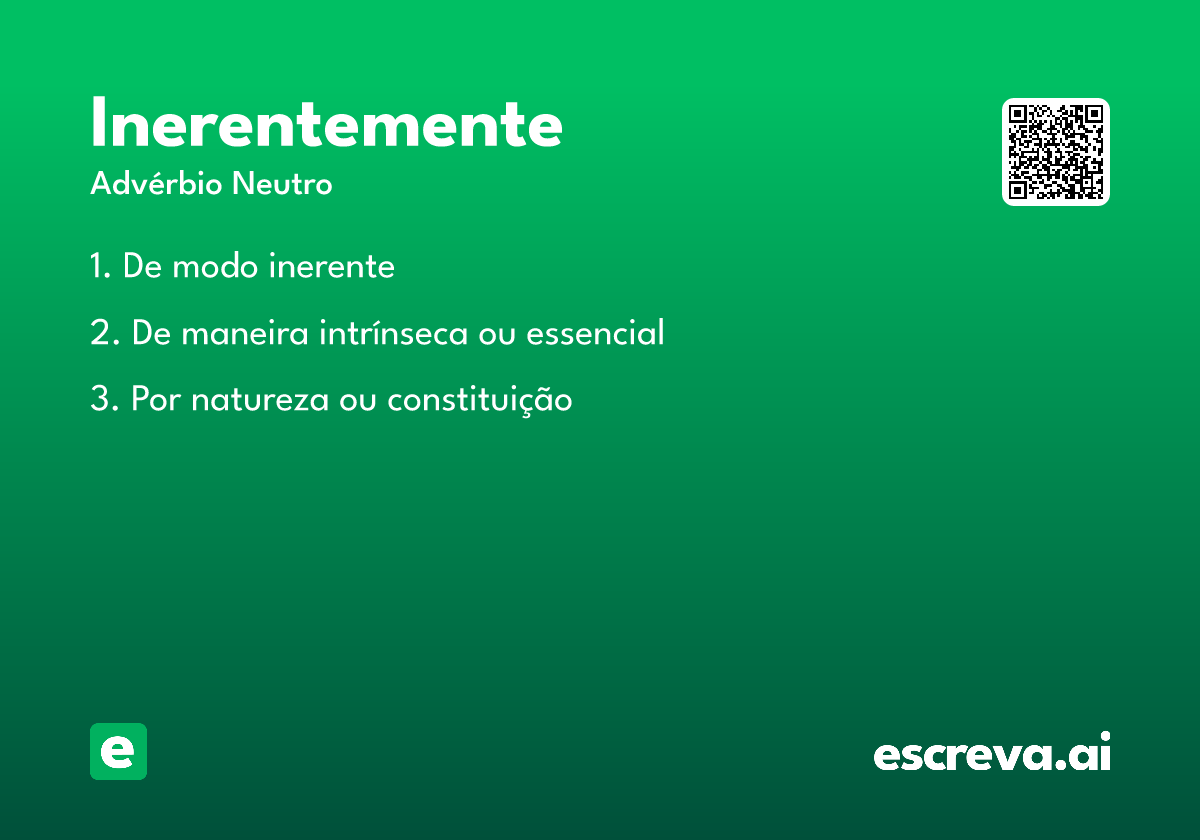 inerentemente
