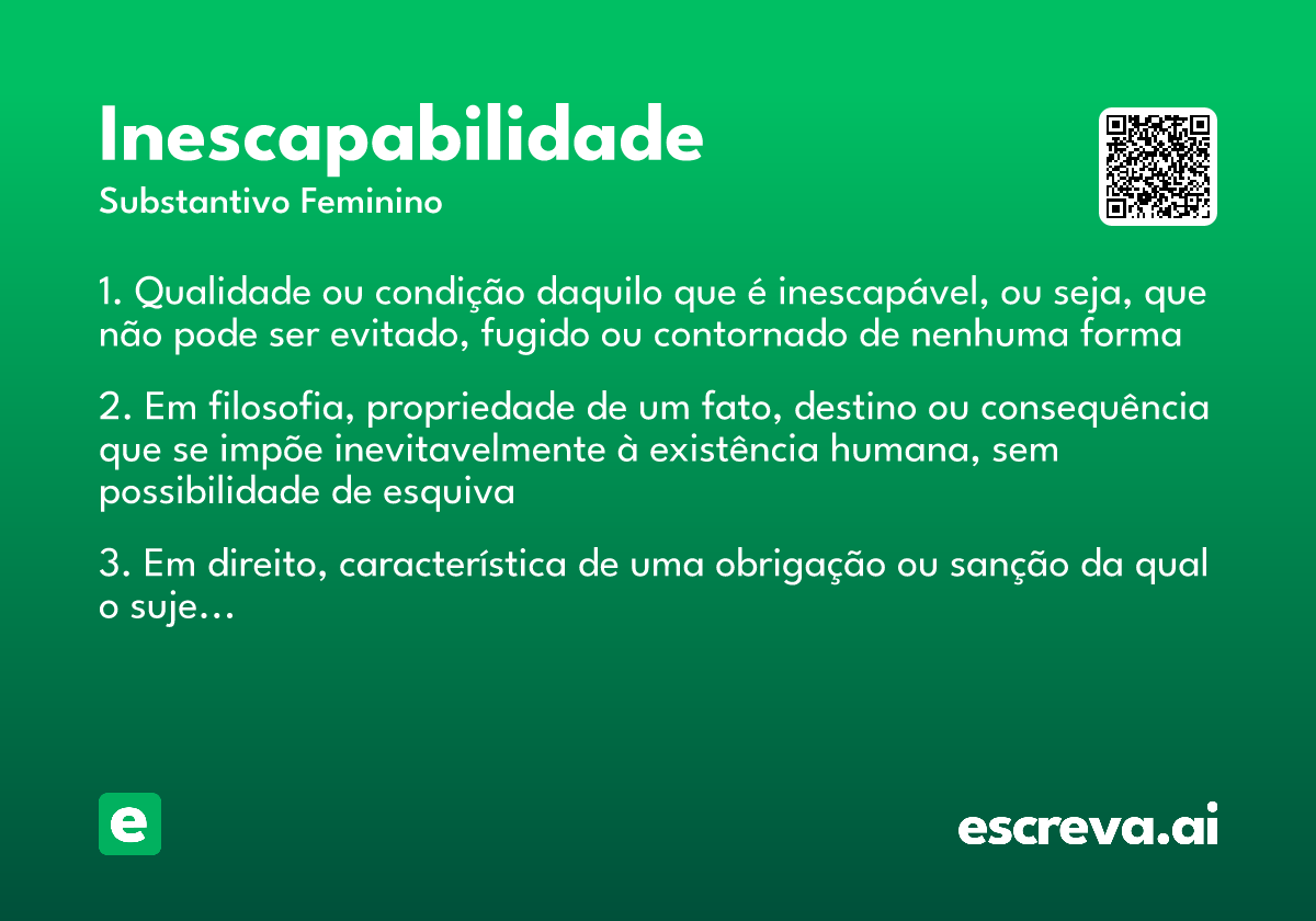 inescapabilidade