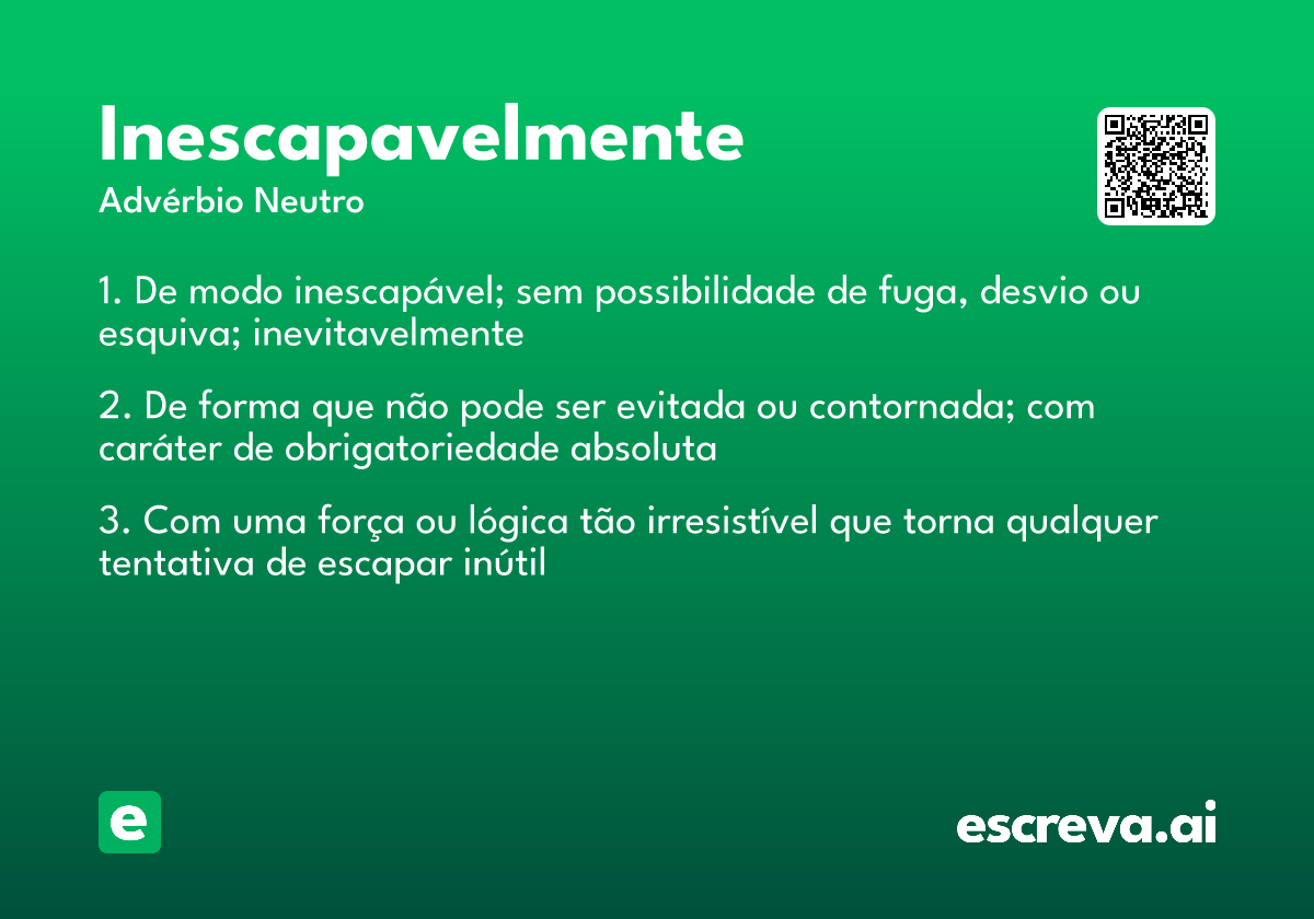 inescapavelmente