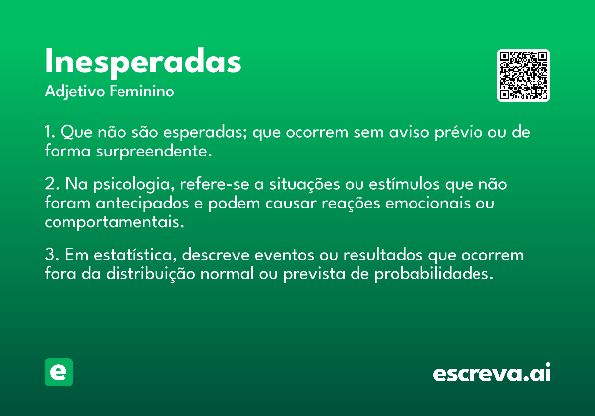inesperadas