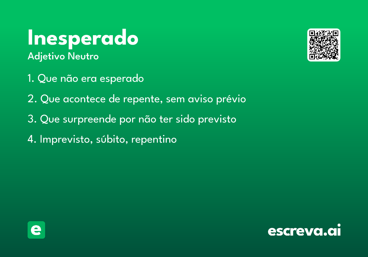 inesperado
