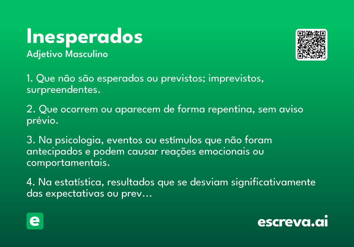 inesperados