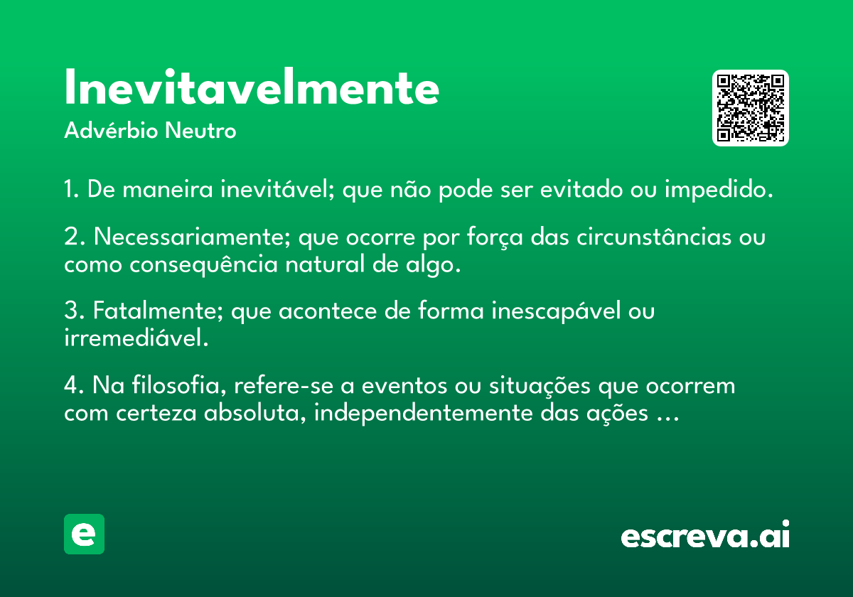inevitavelmente