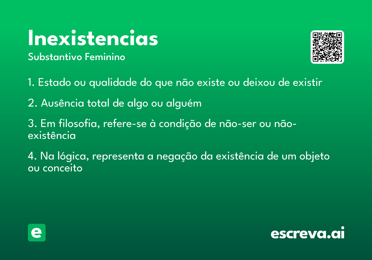 inexistencias