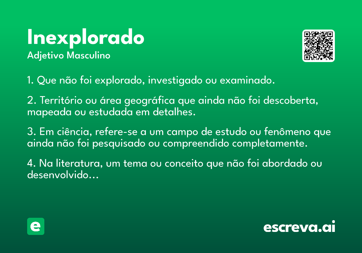 inexplorado