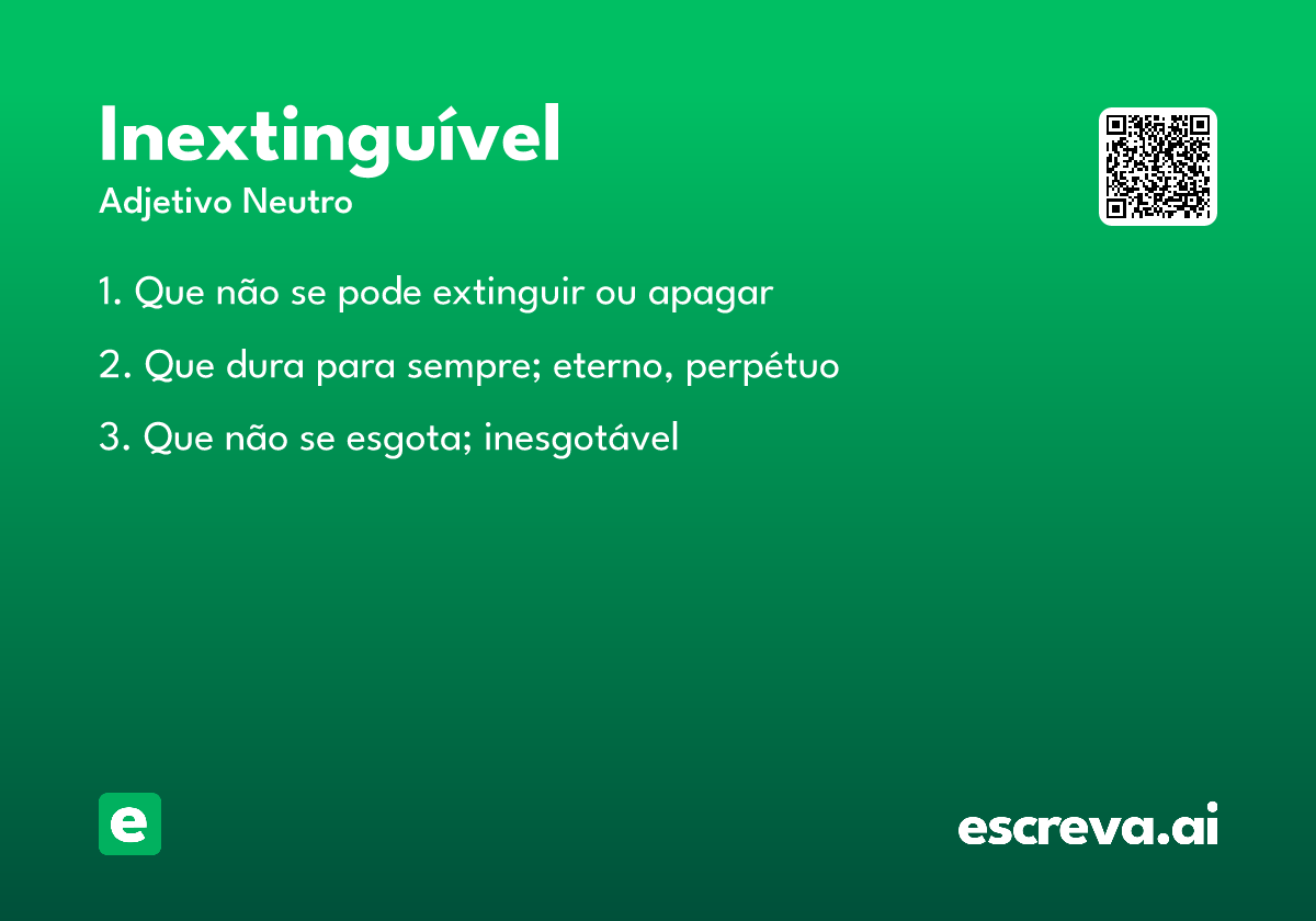 inextinguível