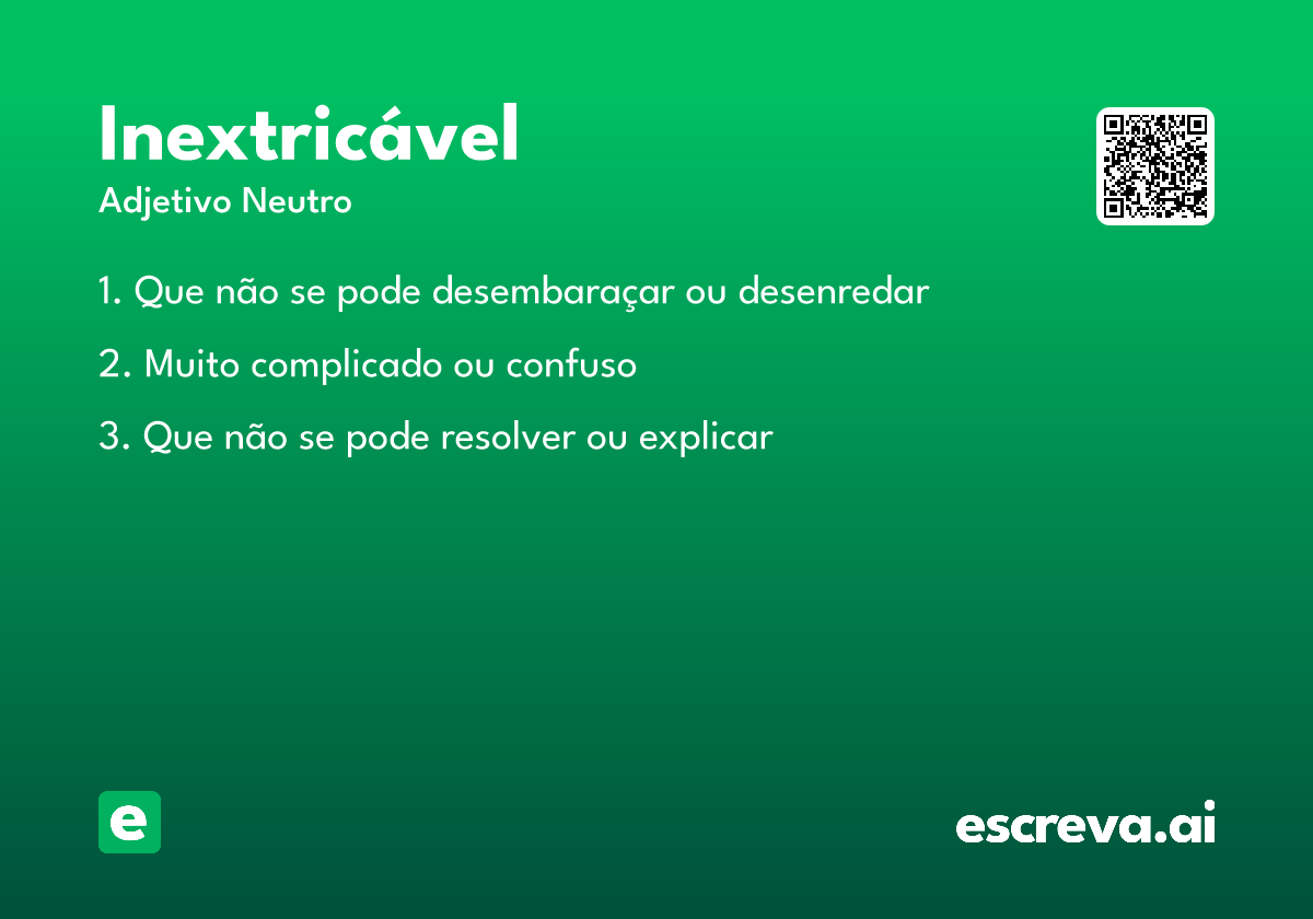 inextricável