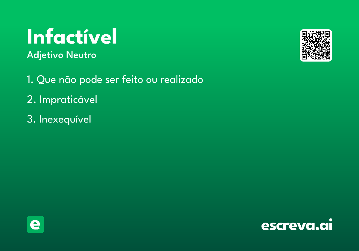 infactível