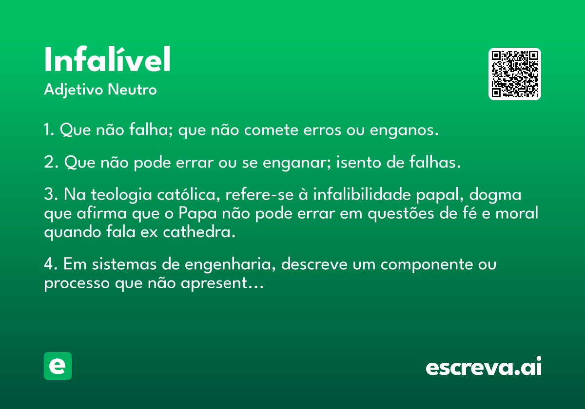 infalível