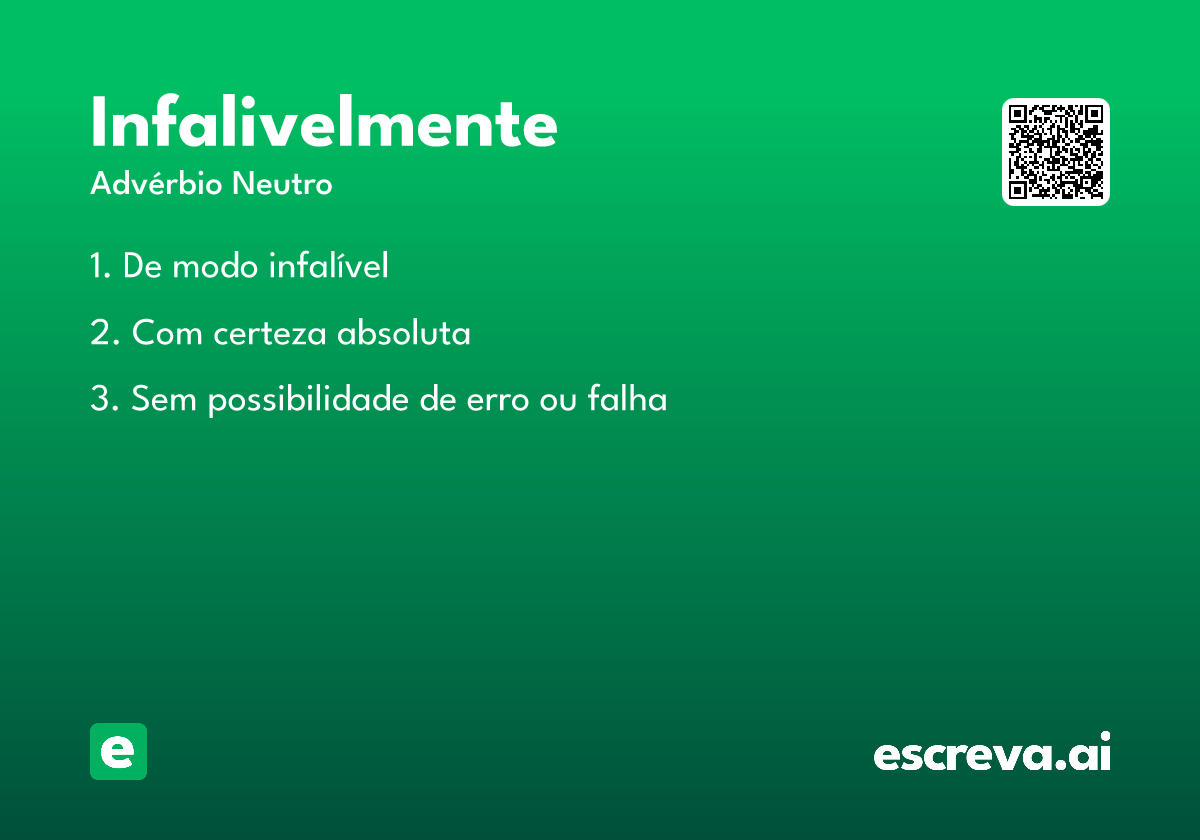 infalivelmente