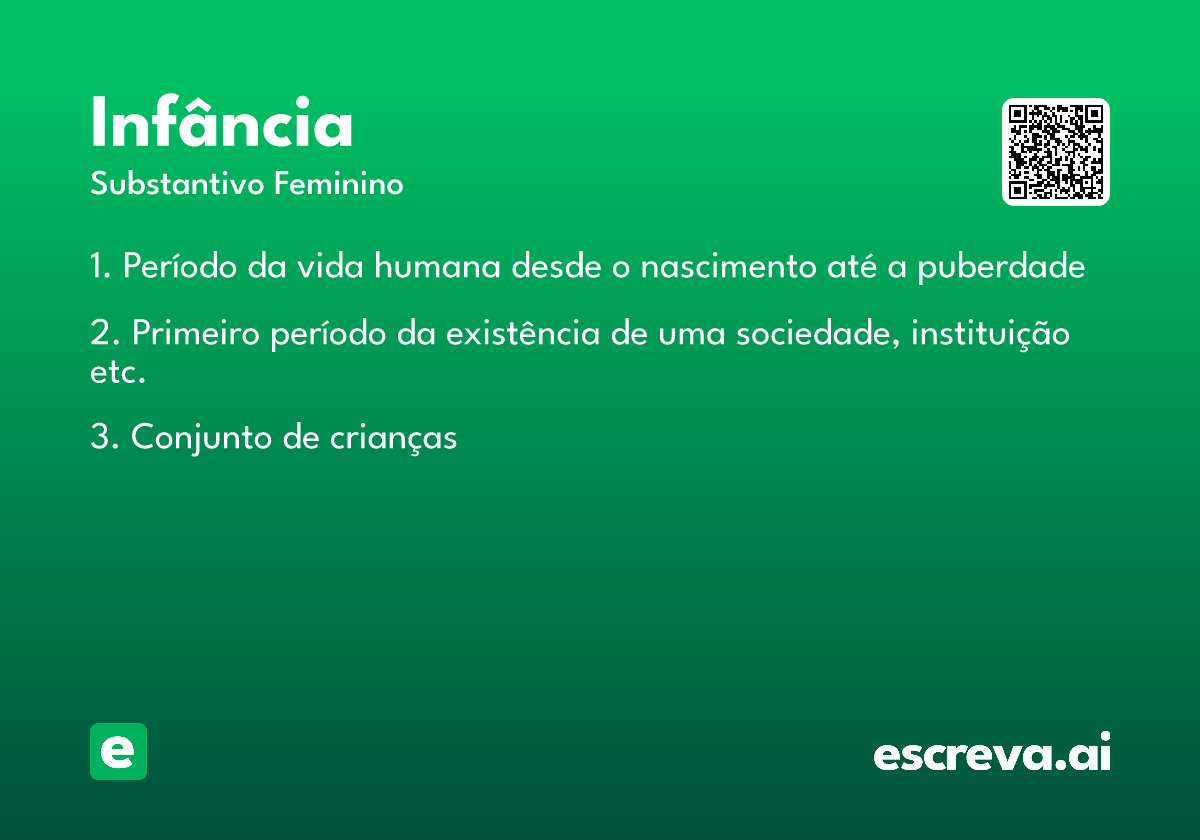 infância