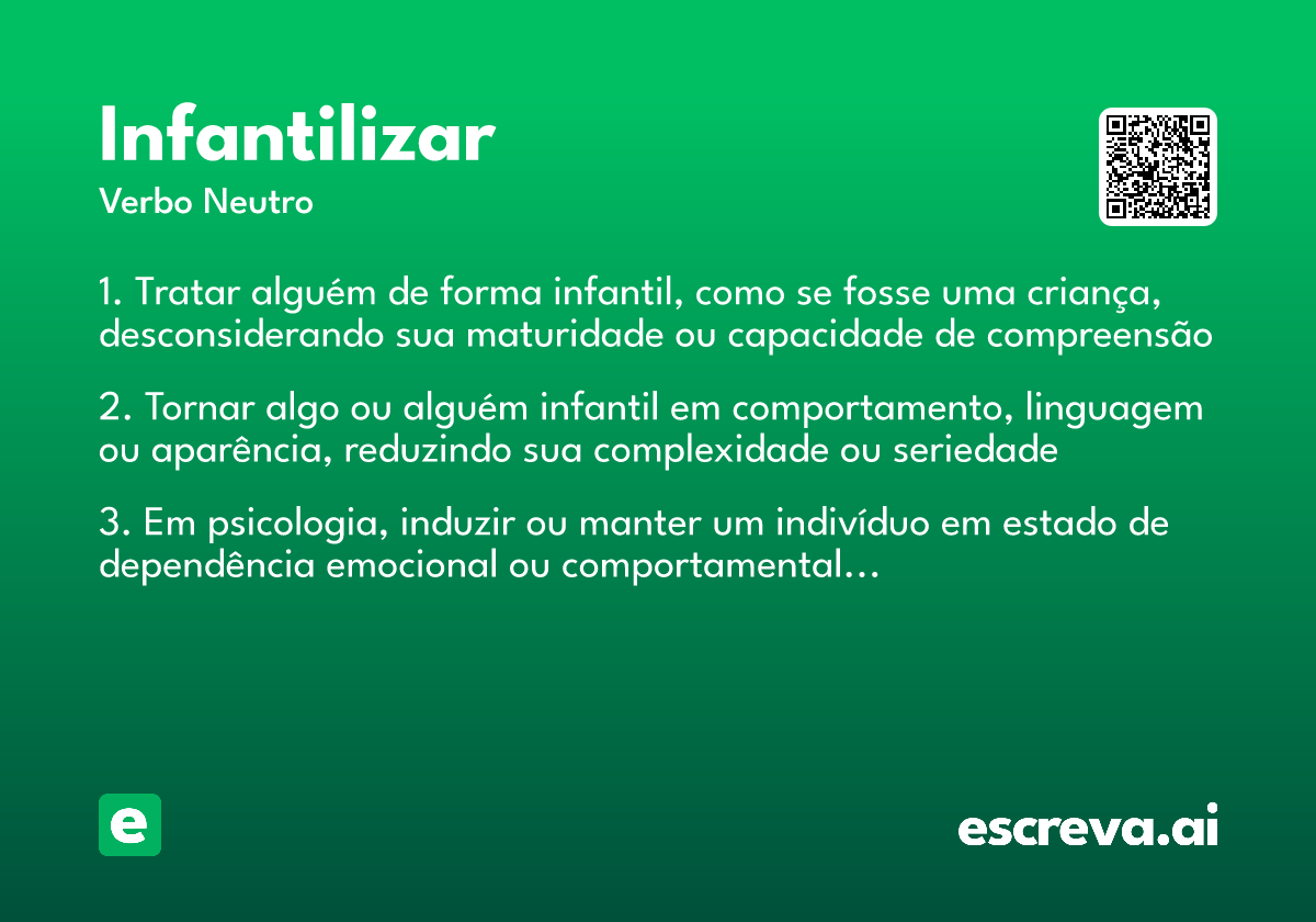infantilizar