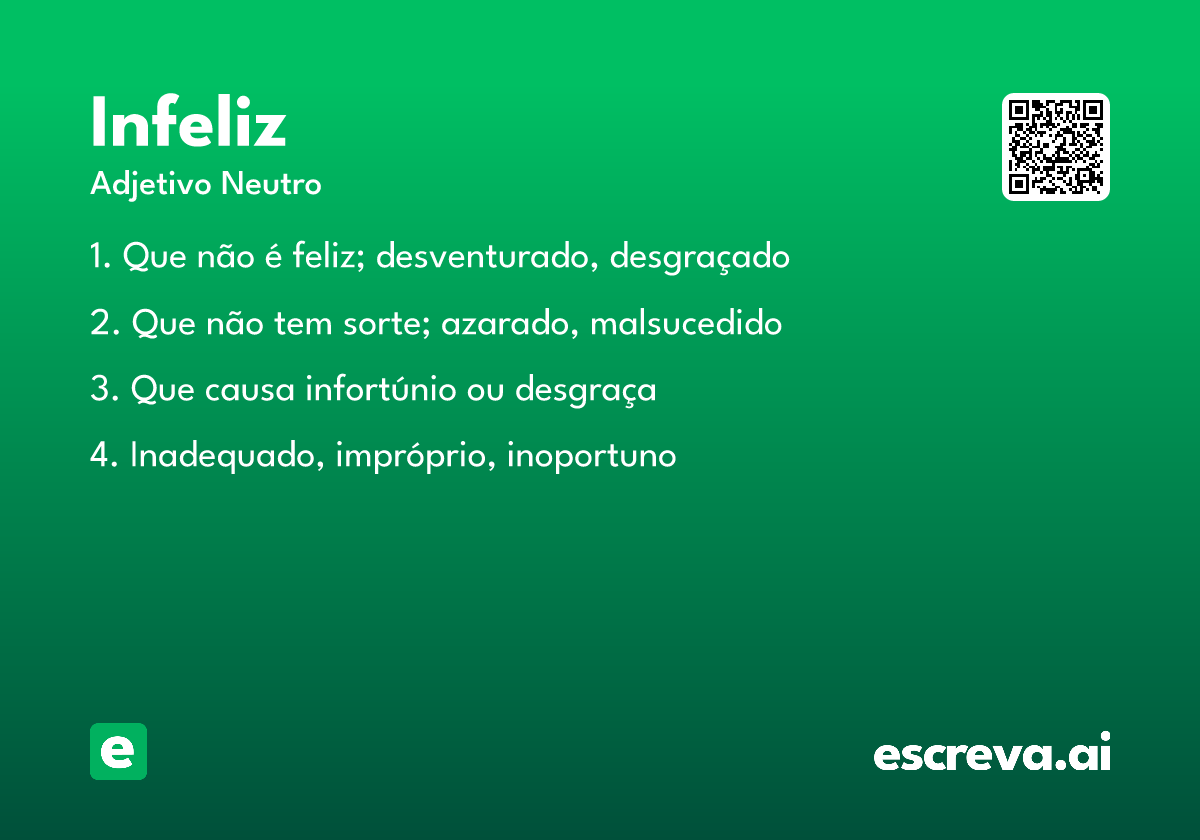 infeliz