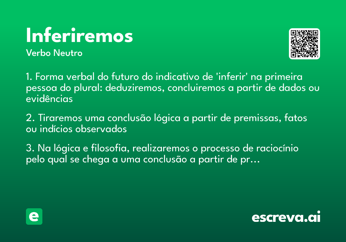 inferiremos
