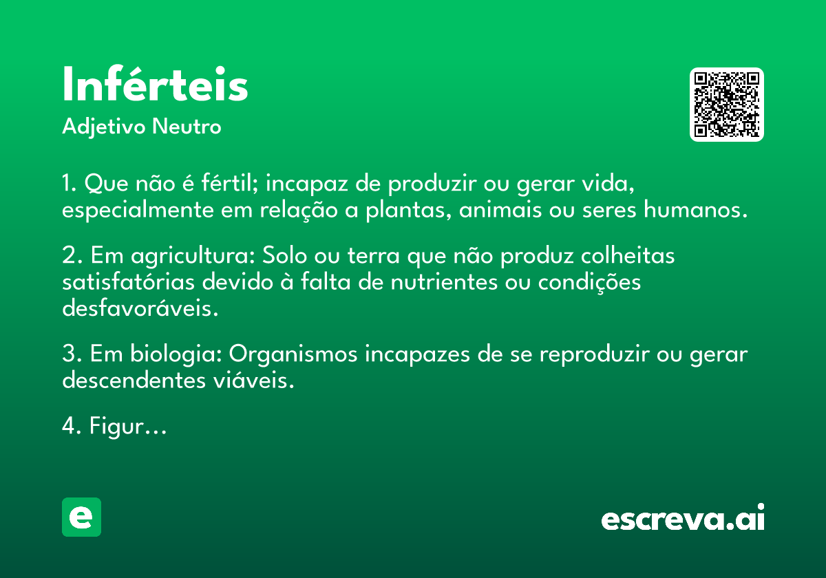 inférteis