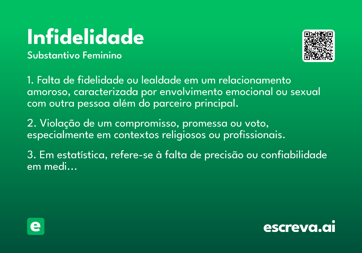 infidelidade