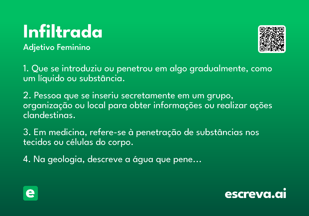 infiltrada