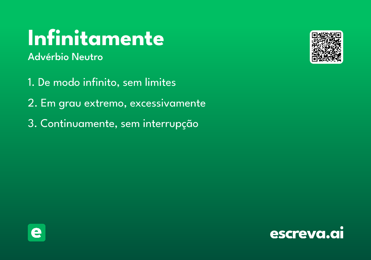 infinitamente