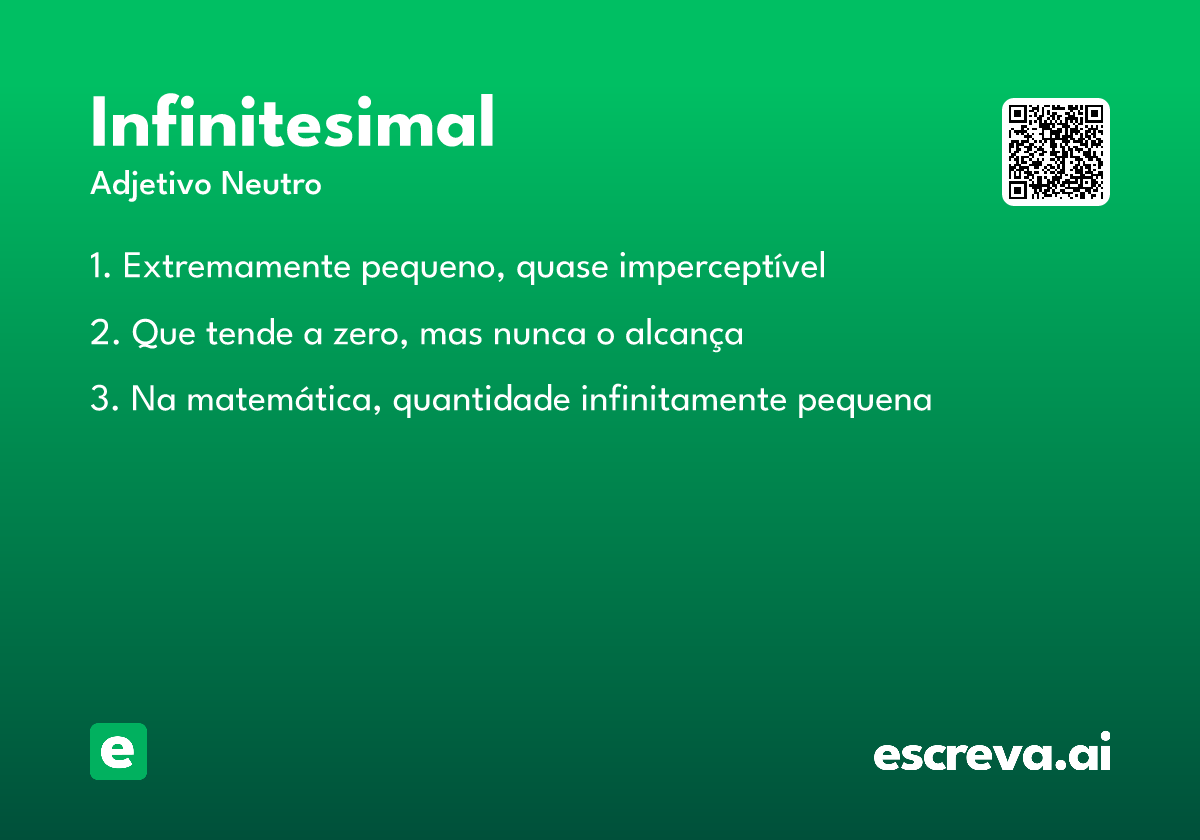 infinitesimal
