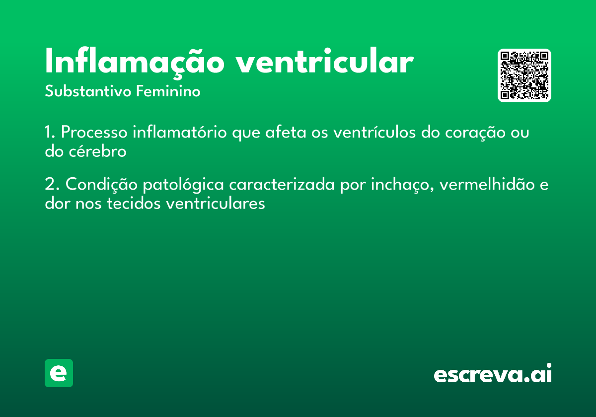 inflamação ventricular