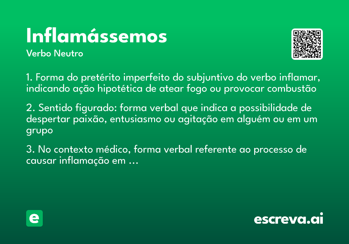 inflamássemos