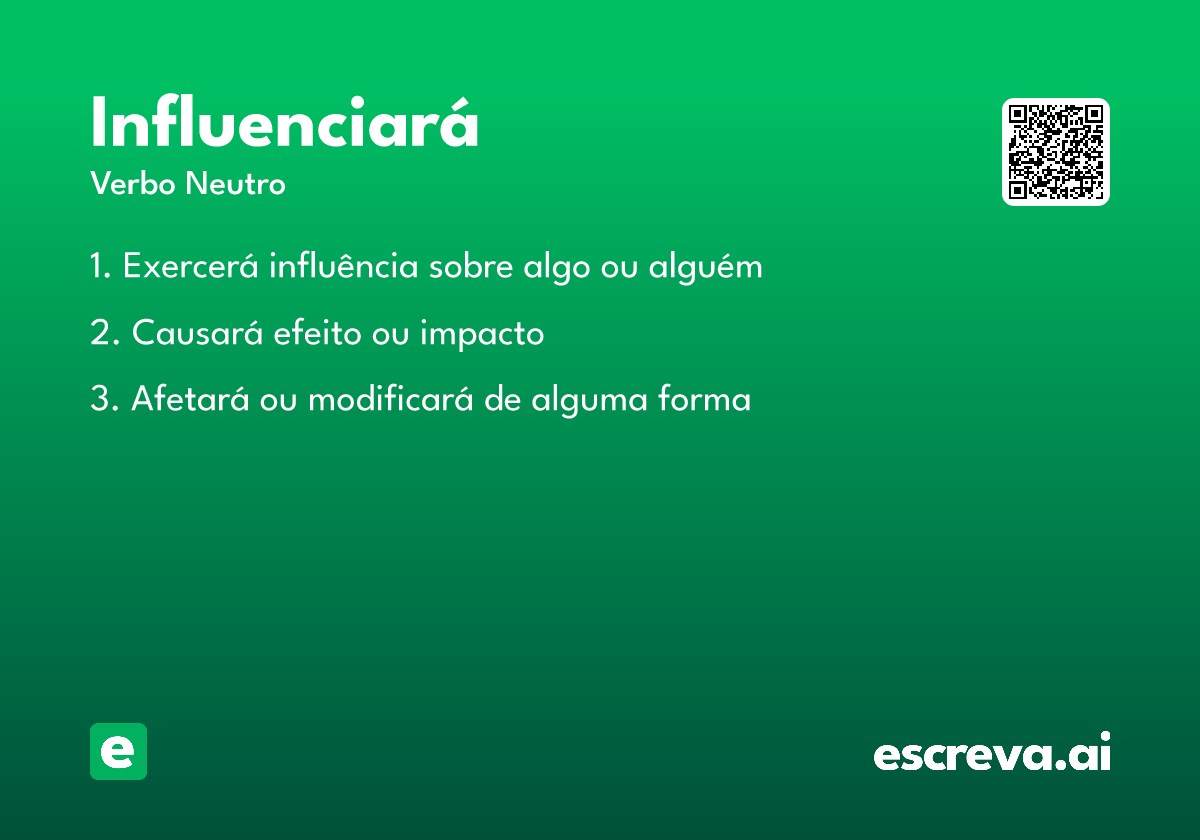 influenciará