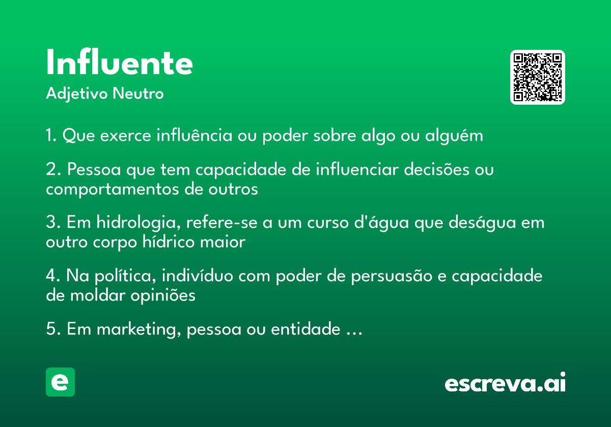 influente